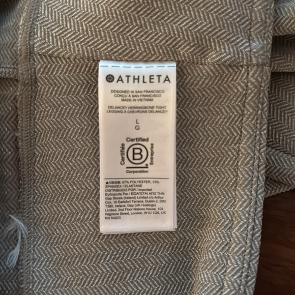 Delancey Herringbone Tights Athleta - Picture 5 of 5
